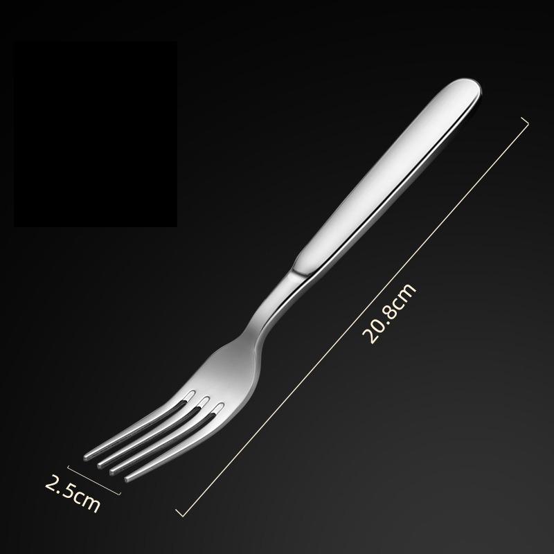 1PC Stainless Steel Fork Western Food Adult Household Fruit Salad Dessert Tableware Household Products Afternoon Tea