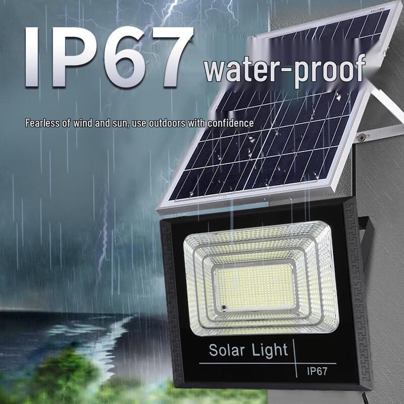 Solar Powered Outdoor Garden Floodlight