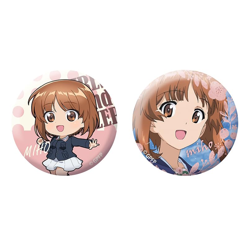 Girls und Panzer Final Chapter Miho Nishizumi Can Badge Set