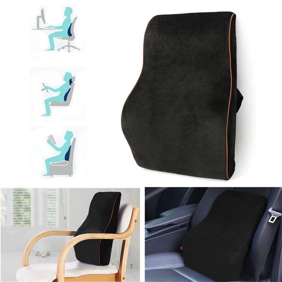 

Memory Foam Lumbar Back Support Pillow Cushion