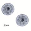 Silicone Drain Filter, Hair Catcher for Shower & Kitchen Sink, Retractable Drain Cover with Suction Cup, Easy Clean