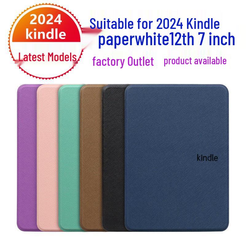 2024 Kindle Paperwhite 12th Gen 7-inch Cross-Grain Protective Case