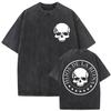 Vintage Washed NATOS WAOR 13 Logo Album T Shirt Hip Hop Rap Gothic Clothing T-shirt Men Women High Quality Short Sleeve T Shirts