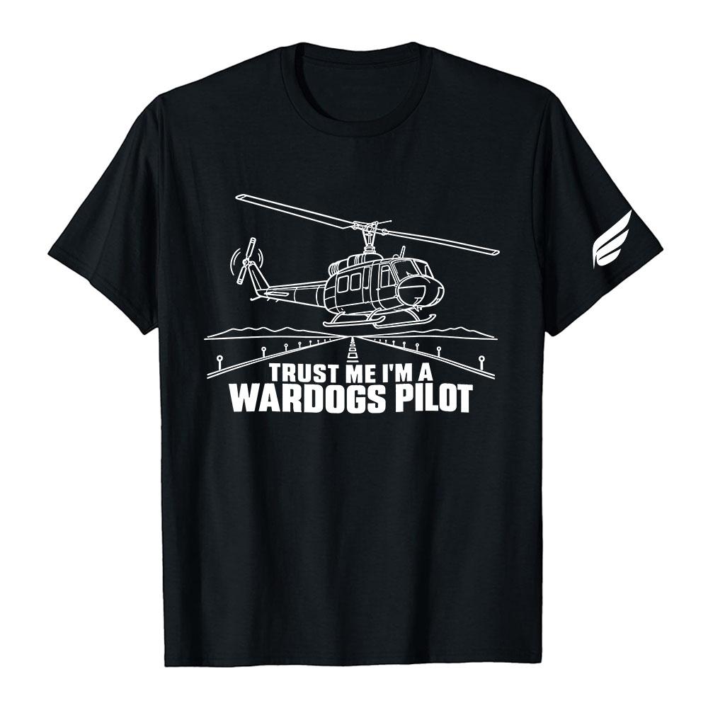 Trust Me I'm A WARDOGS Pilot TShirt Women Helicopter Graphic Print T-shirt Short Sleeve Cotton Casual Tee Soft O-neck Unisex