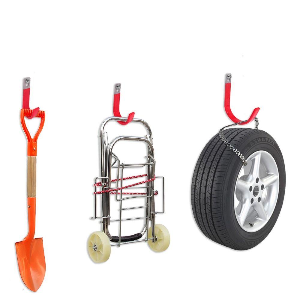 Rote Aufbewahrungshaken Wandmontiert Leiter Aufhängehalter Aufhängehaken Robust