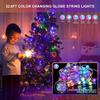 5M Dream Color USB 5V LED Sting Light Bluetooth Music APP RGBIC Addressable Fairy Lights Birthday Party Garland Christmas Decor