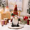 Festive Pointed Hat No Face Doll Rudolf Plush Decoration For Creative Christmas Accent Home