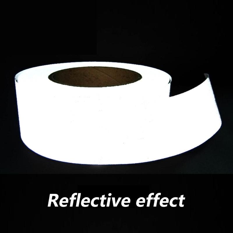 10M Reflective Fabric Tape High Visibilities Safety Strips for Night Use Polyester Materials