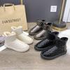 Winter Snow Boots Women's New Versatile Short Boots Flat-bottomed Short Boots Thickened Velvet Thermal Cotton Boots Student Cotton Shoes