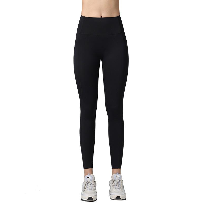 High-Waisted Yoga Leggings Women Soft Stretch Breathable Workout Pants With Butt-Lifting Fit Long Length Ideal Running