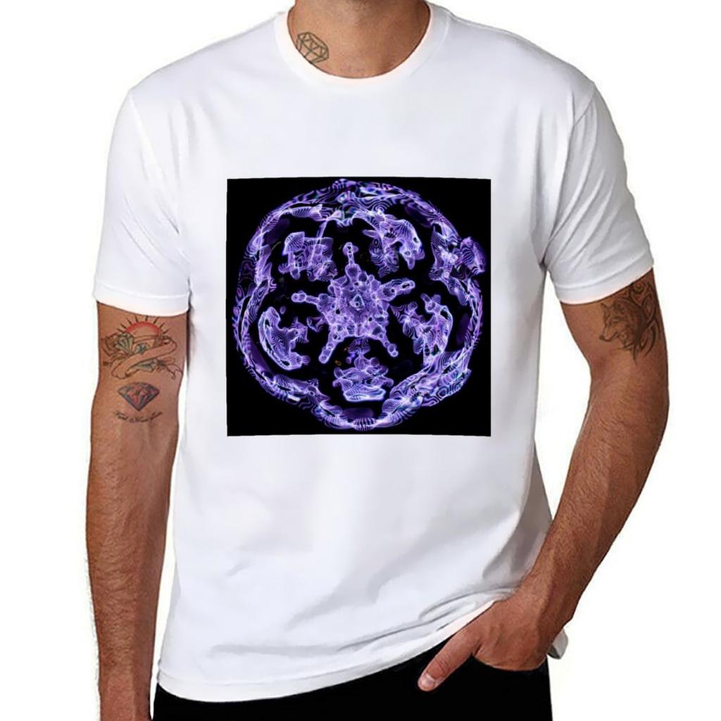 Water Cymatic Pentagram Star T-Shirt Odor Resistant Short Sleeve Top