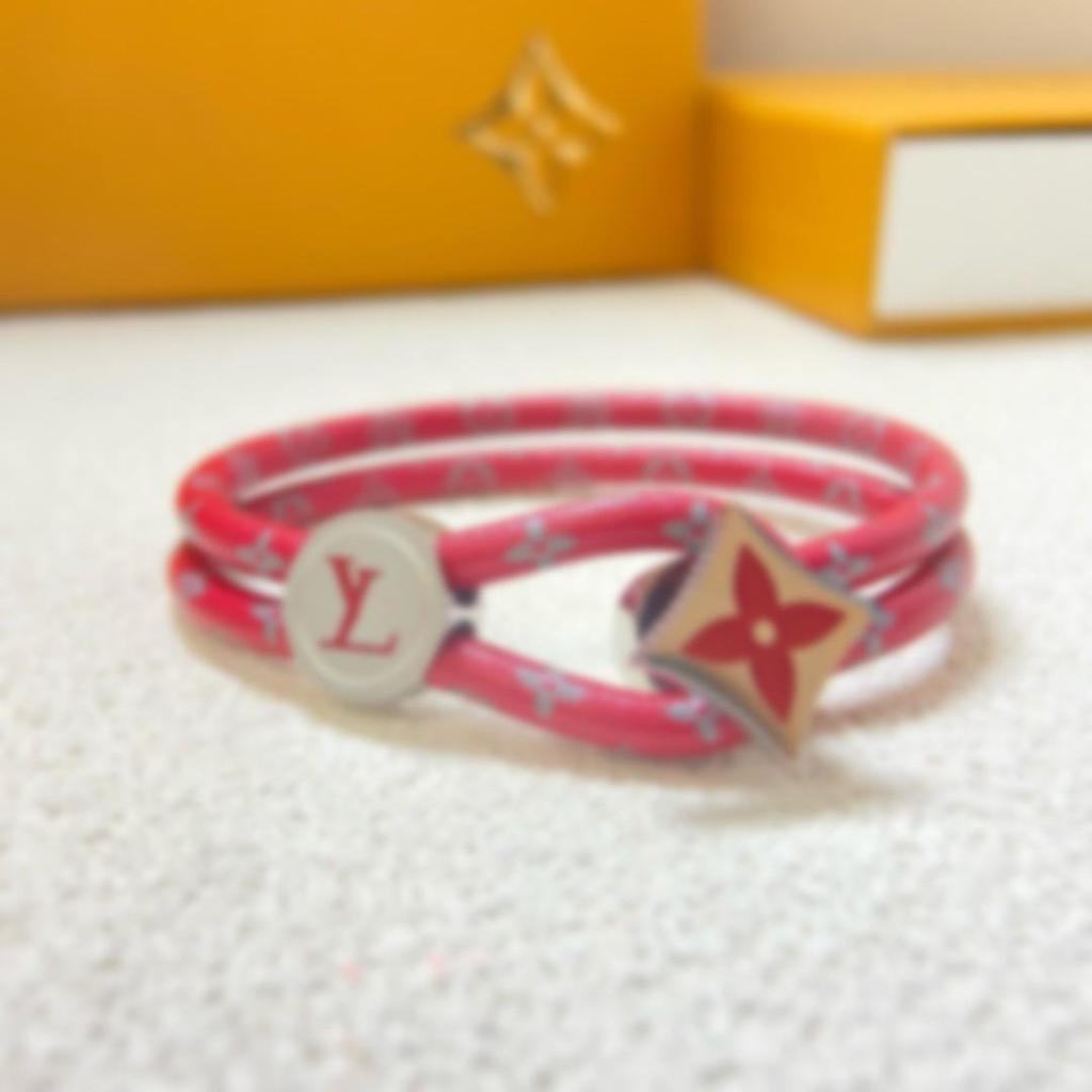 Donkey House Four-Leaf Clover Leather Men's Bracelet