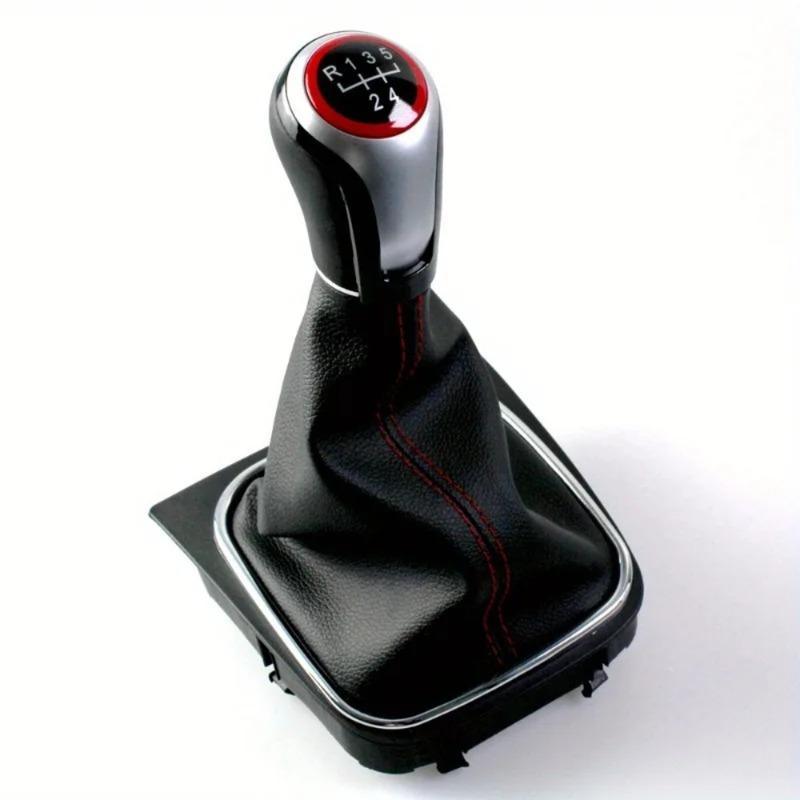 5/6 Speed Gear Shift Knob Lever Shifter Dust Cover for VW Rabbit Golf5 Jetta MK5 2004-2010 for VW Golf6 Jetta MK6 2010-2014