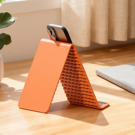 Flexible Silicone Phone Stand with Bendable Arm Portable Foldable Holder for Laptop Desk Bed Hands-Free Pocket Stand for Smartphones