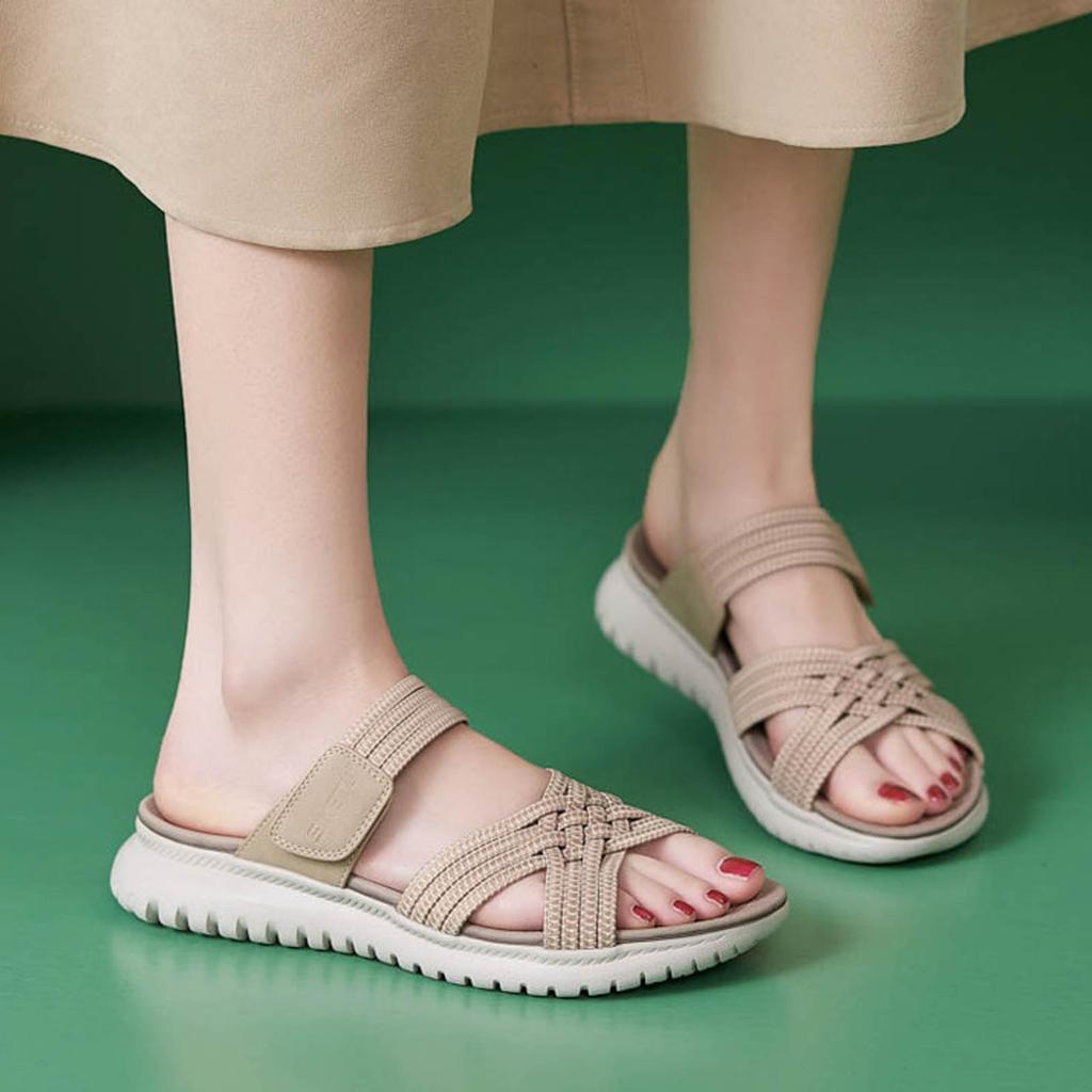 Women'S Thick Sole Slippers Sandals Plus Size Lightweight Sweet Slipper Beach Sandal For Woman Sandalias De Mujer Verano 2026