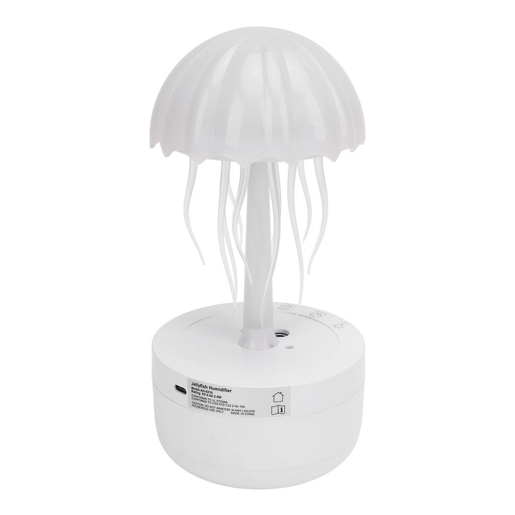 Jellyfish Humidifier LED Color Night Light Rotating Essential Oil Diffuser for Bedroom Office Hotel