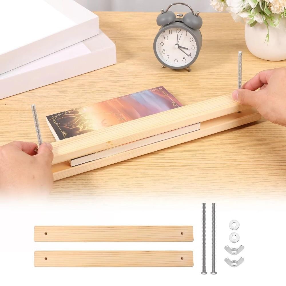 Multifunctional Bookbinding Press Portable Wooden Book Press  DIY Bookbinding