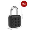 15PCS/1PCS Keyless Combination Locker Lock 6 Digit Codes Padlock for Outdoor Easy Use Pad Lock with Code for Gym School Fence