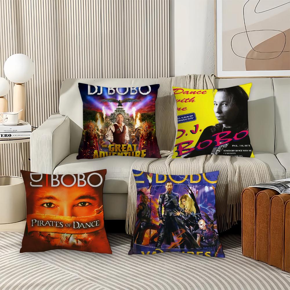 Cool Dj Bobo The Great Adventure Pillow Case Office Cushions Suitable For Sofa Car Bedroom Decorative Cushion Cover
