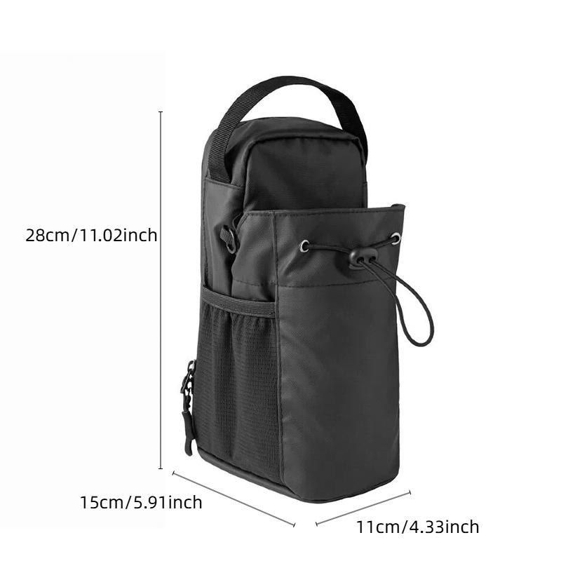 Multifunctional Magnetic Water Bottle Crossbody Bag with Phone and Key Storage