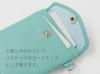 Noir Key Coin Pass Pouch Pale Pink Genuine Leather Key Case Pass Case Coin Purse Slip-On NSL-3402