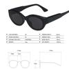 Fashion Cat Eye Small Frame Sunglasses Men's and Women's Sun Protection Glasses Fashion Retro  Designer UV400 Men Goggles