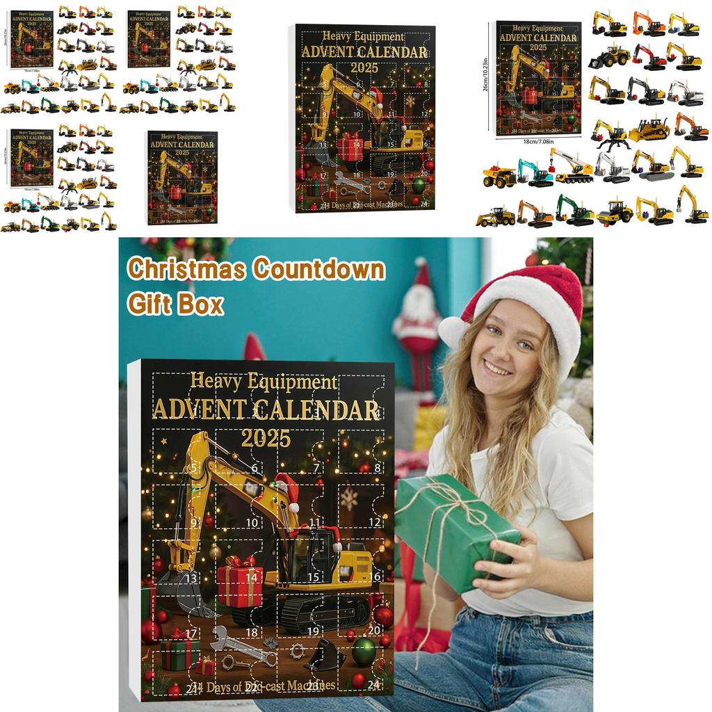 Weihnachts-Countdown Blind Box Kreativer Auto-Acrylanhänger Geschenk für Freunde und Familie