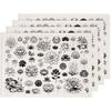 Paper Ceramic Decals Pottery Ceramics Clay Transfer Paper Underglaze Flower Paper July Lotus 520x370mm Pattern: 48x33mm