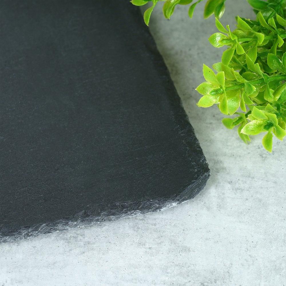 Stone Tray Board Plate Platter Slate Snacks Desserts Sushi Cheese Cold Meats
