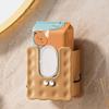 Wall Mounted Paper Towel Holder Self-Adhesive Wipe Tissue Organiser Box  Bathroom