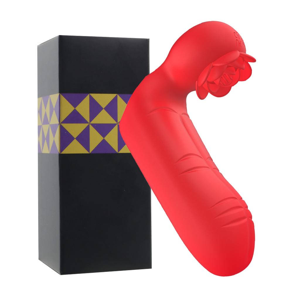 2 In 1 Clitoral G Spot Finger Sleeve Vibrator Nipple Massager Stimulator Sex Toys for Woman Lesbian Orgasm Adult Products