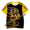 Cute Cartoon Cobra KAI 3D Print Sports Quick-dry Breathable Men T-shirt Outdoor Street Casual Daily Short-sleeve Clothing Summer