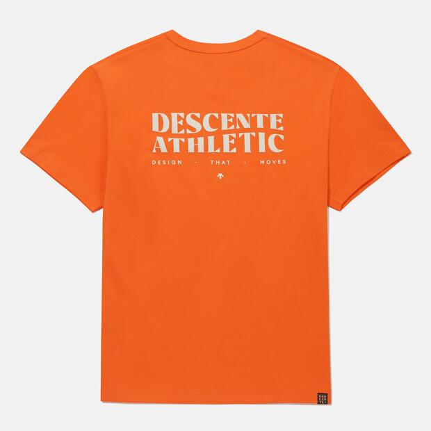 DESCENTE Movement Sorona Cool Oversized Short Sleeve T-Shirt Orange Sr323Uts76