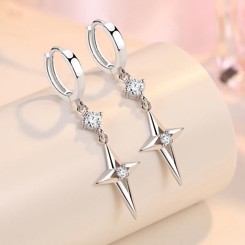 New Style 925 Silver Golden Color Series Women's Earrings Fit Original EarringsWedding Jewelry Exquisite Birthday Gifts