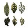 20pcs Small Leaf Pendant Charms Antique Bronze Color Leaf Charms Jewelry DIY Vintage Leaf Charms For Bracelet Making