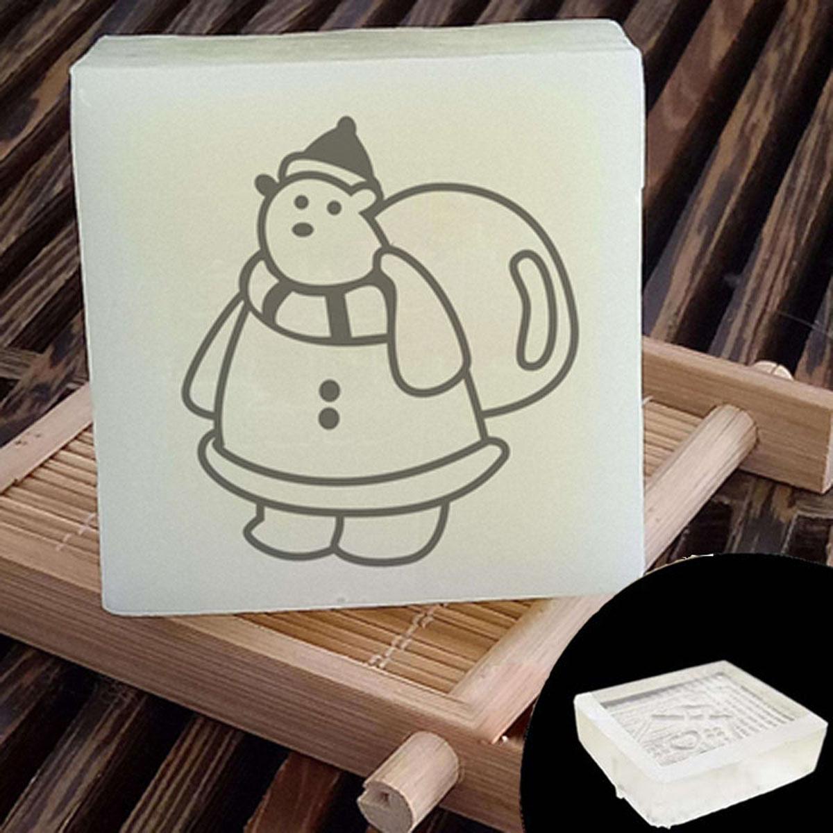 

Счастливого Рождества Серия Акриловый Штамп для Мыла, Печать для Мыла Ручной Работы, Буквы и Узоры, Прозрачные Главы, Подарок