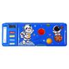Cute Press Button Pencil Case for Kids, Durable PVC Material With Integrated Organizer, Calendar, and Magnetic Closure
