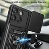 For Motorola Edge 70 5G Case with Slide Camera Lid PC + TPU Kickstand Phone Cover