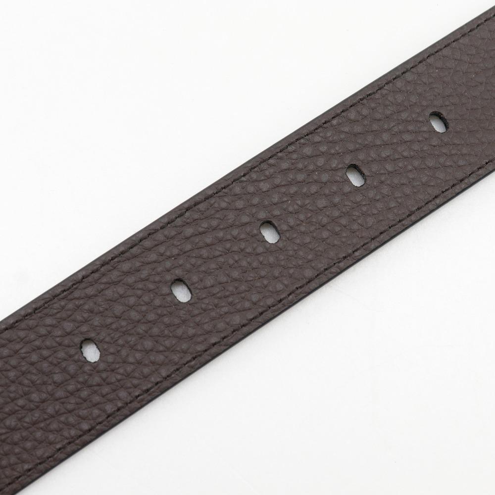 BALLY Shiffy Reversible belt MBB02L VT484 Black / grey Calfskin mens Used