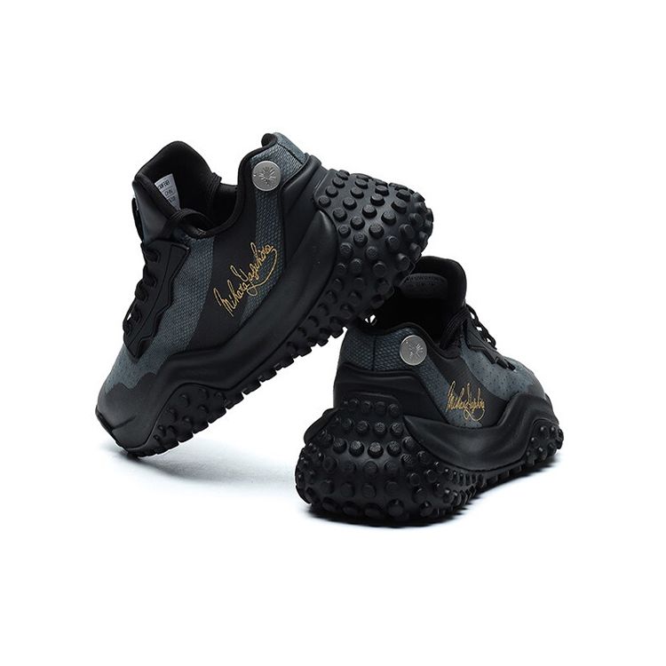 Fila Mihara Yasuhiro X  FM 9 Fabric TPU Mesh Lightweight Low-Top Casual Shoes Women sneakers Dark-Slate F12W124138FBB