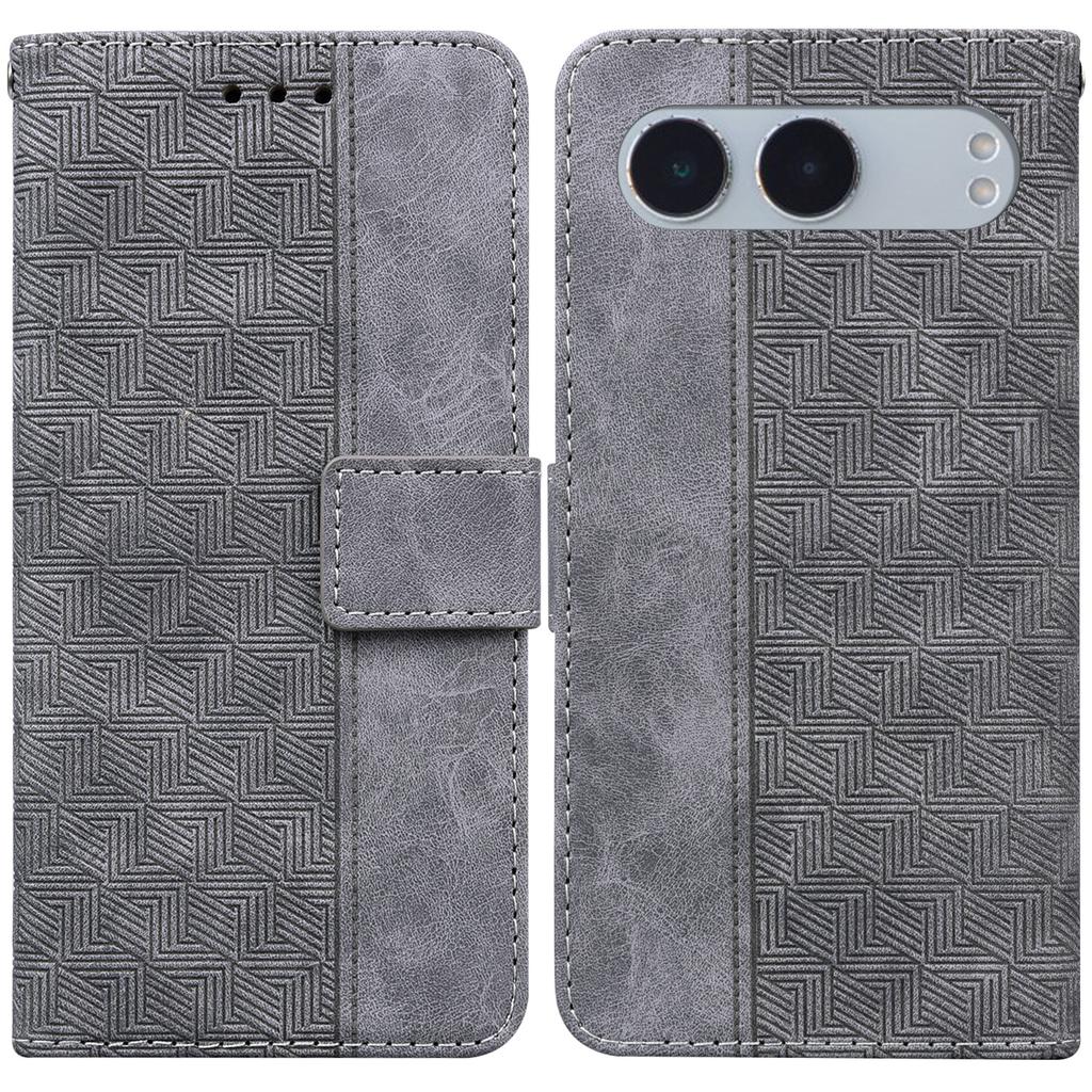 For OnePlus Nord 4 Case Geometry Pattern Leather Wallet Phone Cover