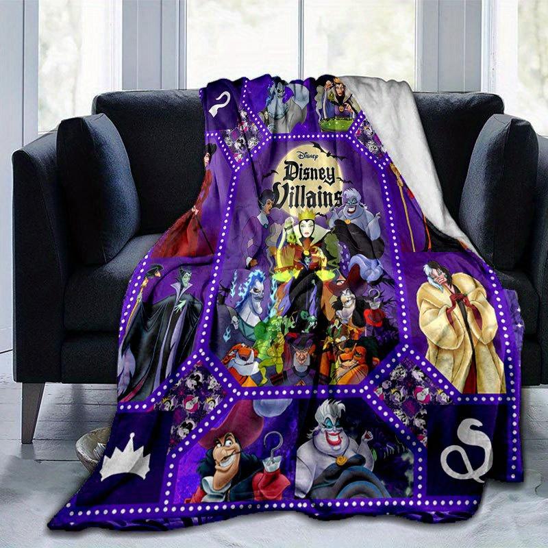 Witch Blanket  Ultra-Soft, Warm, Cozy Throw for Living Room, Sofa, Four Seasons Travel Accessory  Cute Cartoon Character Home Decoration
