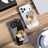 The girl holding flowers For iPhone 17 Air 16 E 15 14 13 Plus 12 mini 11 17 Pro Max XR Xs Max 16E 7 8 Tempered Glass Phone Case