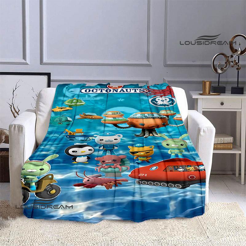 3D The-Octonauts printed blankets picnic blanket Warm Flannel blankets Soft and comfortable blanket bed linings Birthday Gift