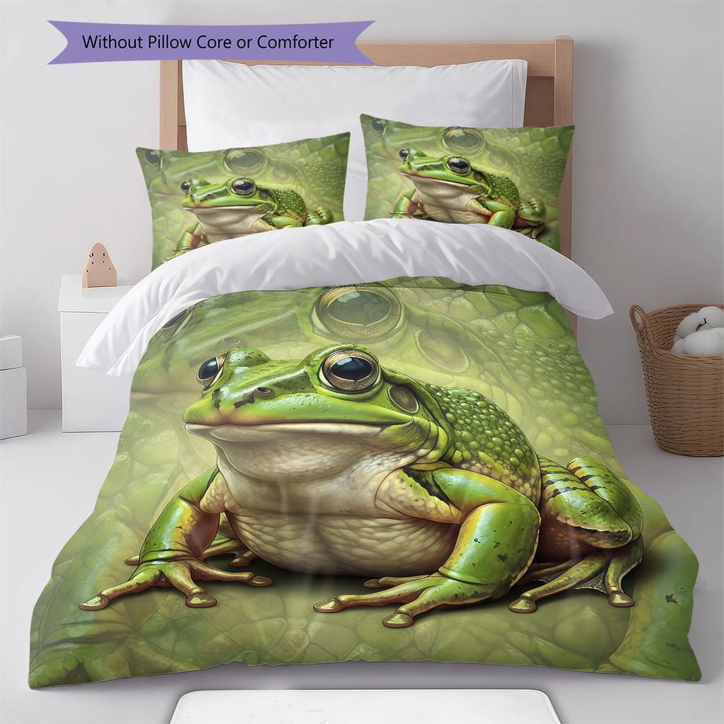 Cartoon Pattern Bedding Quilt Set Quilt Cover Pillowcase Home Decoration Birthday Gift (1 * duvet cover + 2 * pillowcase, without core)