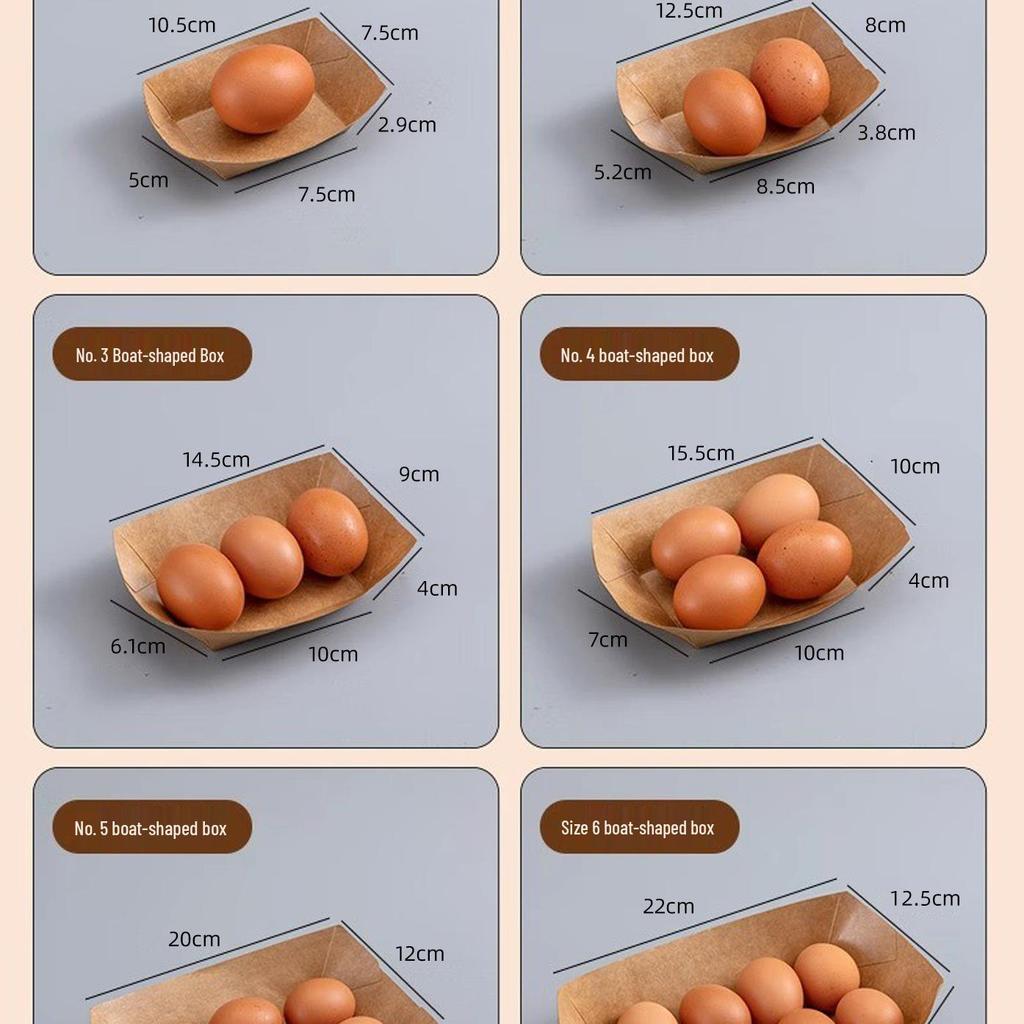 Kraft Paper Disposable Lunch Box - Rectangular Takeaway Box for Fried Chicken, Steak, BBQ, Snacks, and Meals