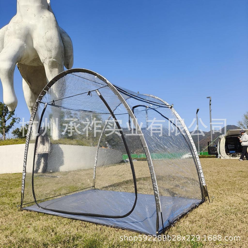 540° Clear Transparent Sports Tent: Ideal for Sunbathing, Birdwatching, and More