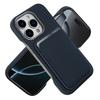 Compatible with iPhone 17 Case, 15Plus Carbon Fiber Pattern Magnetic Card Bag, 14Pro Wireless Charging Shockproof Case