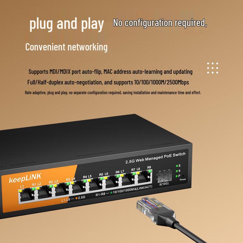 keepLINK KP-9000 Series Managed Ethernet Switch