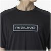Mizuno Dry Short Sleeve Training Black Size 32MAA510 Men's T-Shirt, Moisture-Wicking, Quick-Drying, Moxa,
